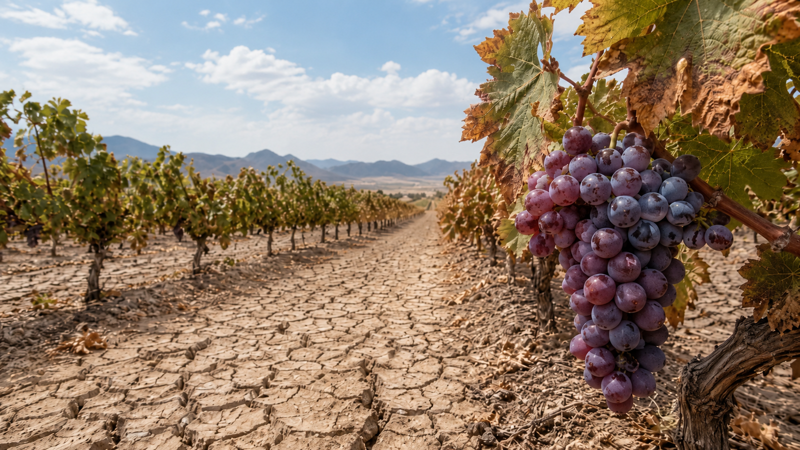 Uva mexicana enfrenta su reto climático más grande
