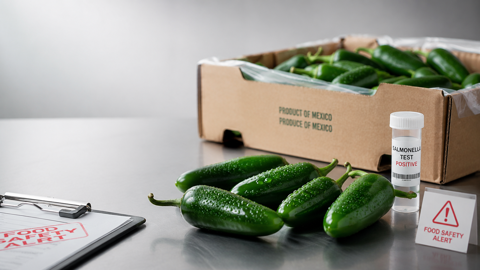 Alerta por jalapeños mexicanos tras brote de Salmonella