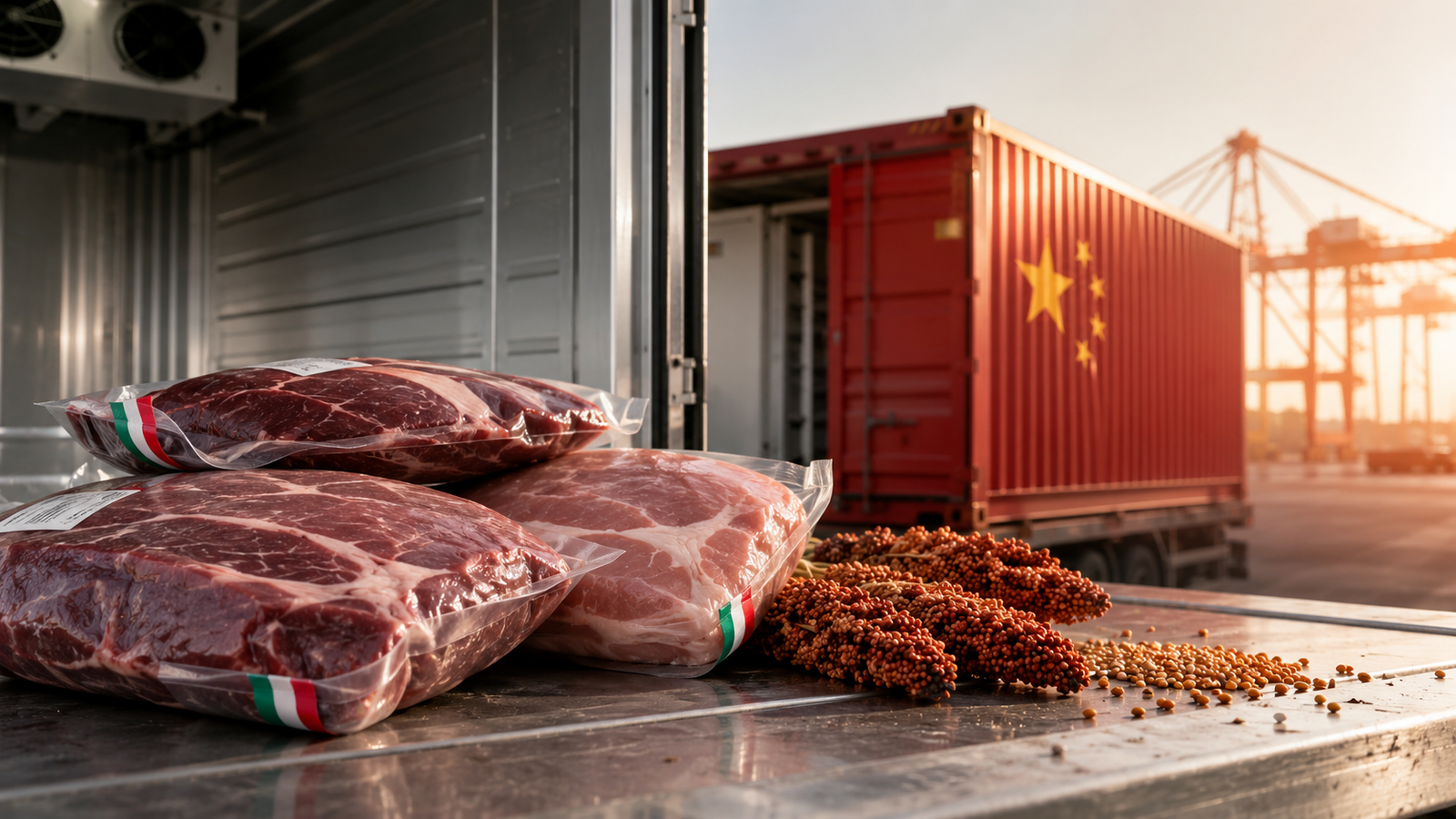China mira más allá del sorgo y quiere carne mexicana