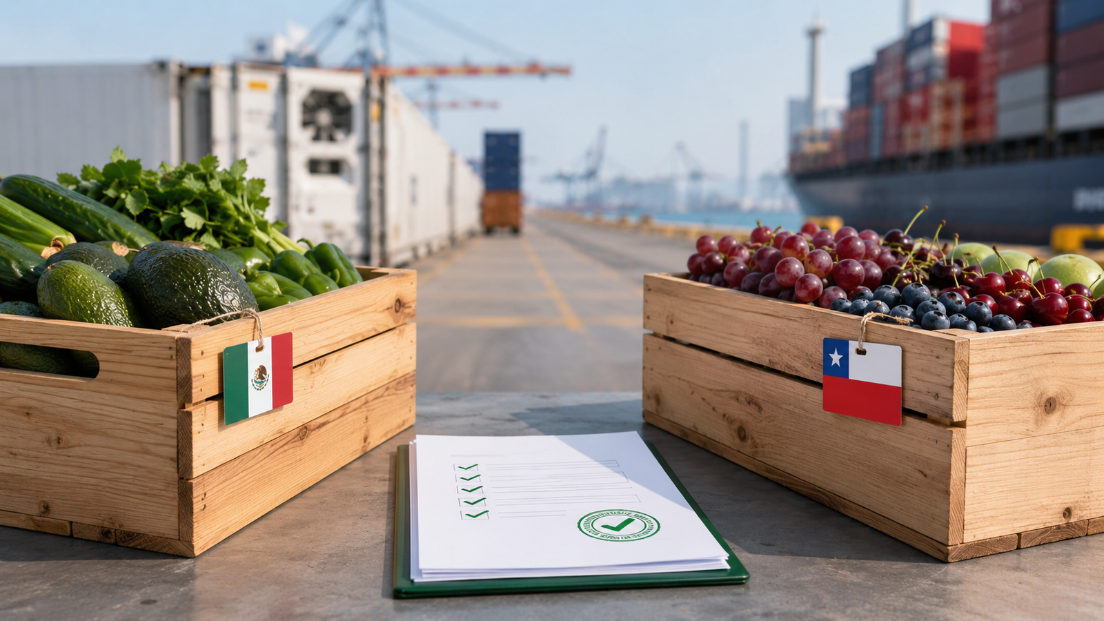 Reglas más claras para exportar entre México y Chile