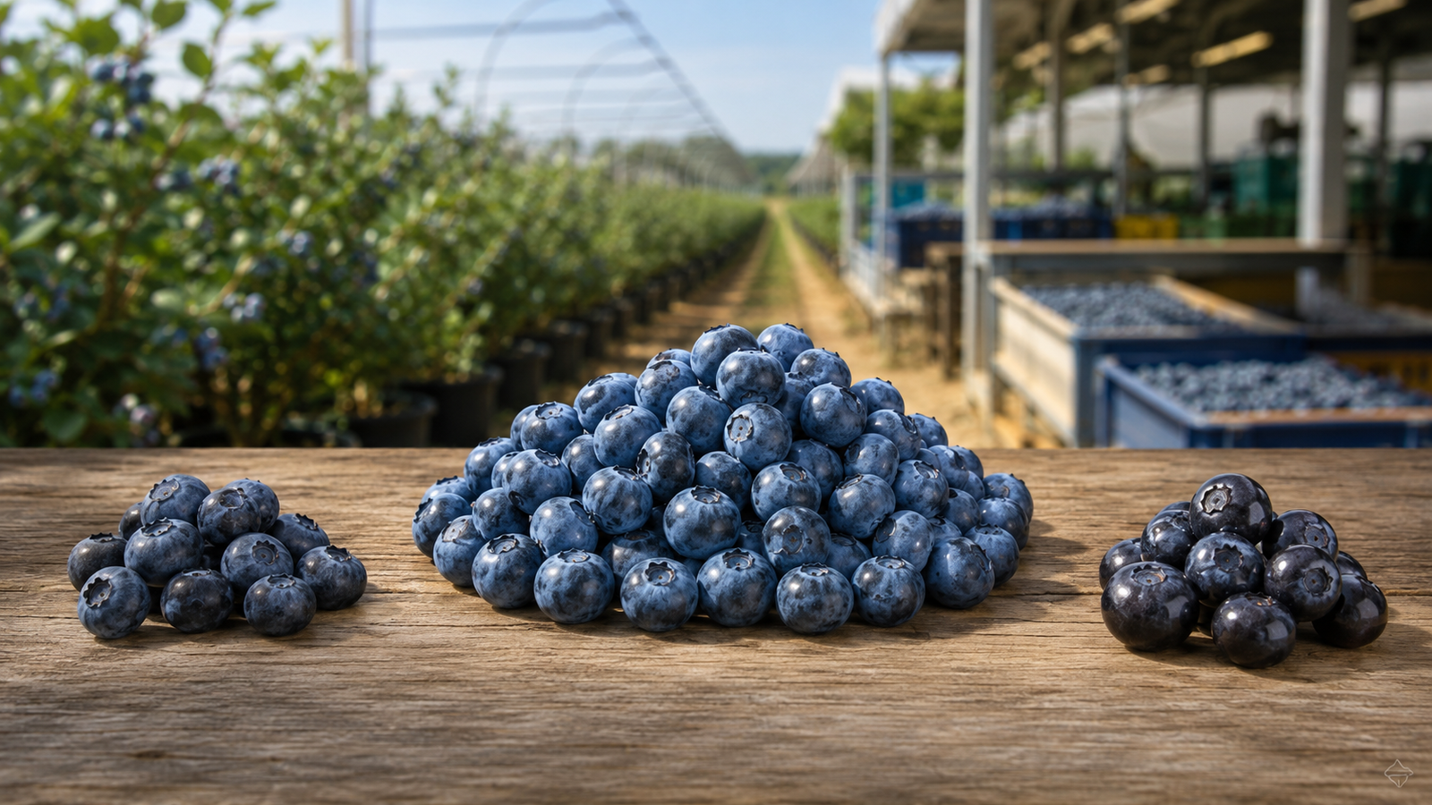 El arándano cambia de líderes entre estados productores