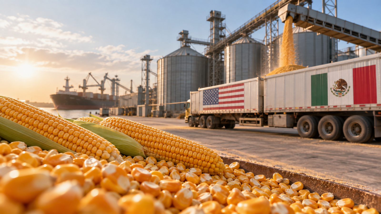 México acelera sus compras de maíz en Estados Unidos
