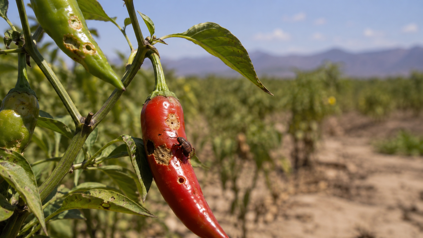 Picudo del chile deja pérdidas de hasta 87% en Chihuahua